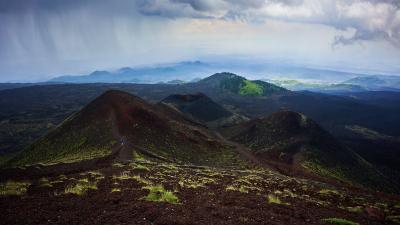 Vulkanische Landschaft
